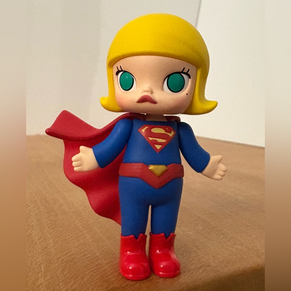 Pop Mart collab with Warner Brothers featuring Molly as Supergirl! - Picture 2 of 11